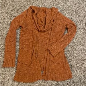 Burnt orange cardigan